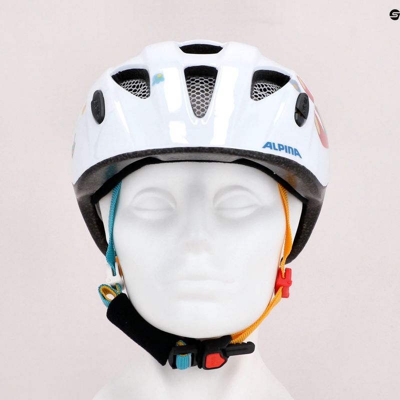 Fahrradhelm für Kinder Alpina Ximo white bear gloss 9