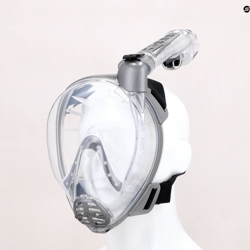 Cressi Duke Dry graue Vollgesichtsmaske zum Schnorcheln XDT000000 11