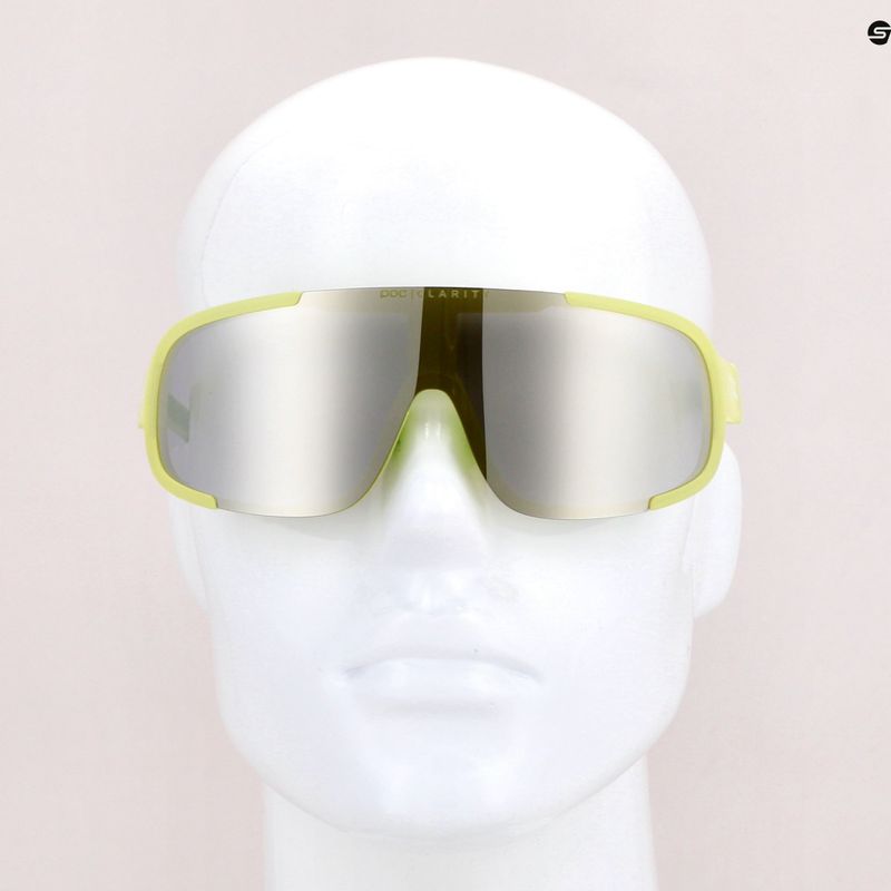 Fahrradbrille POC Aspire lemon calcite translucent/clarity define silver 8