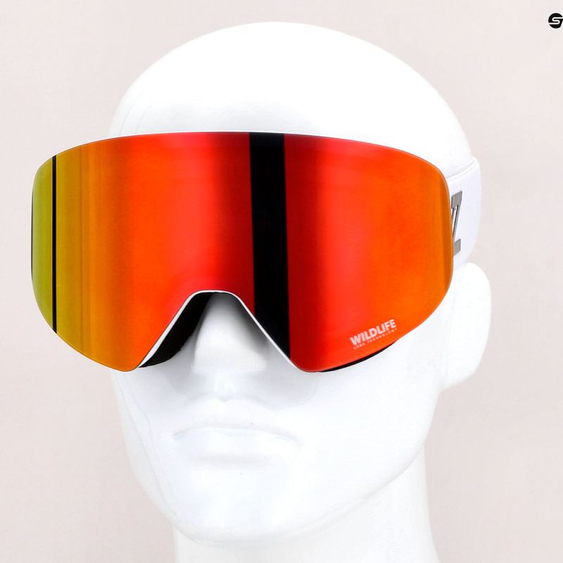VonZipper Encore weiße Snowboardbrille AZYTG00114 9