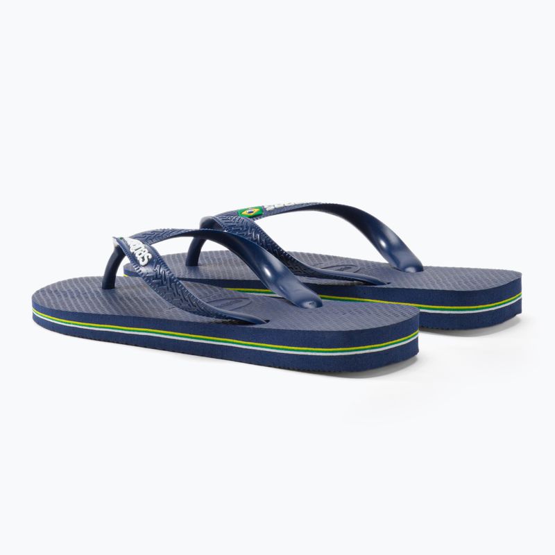 Havaianas Brasil Logo marineblau Zehntrenner H4110850 3