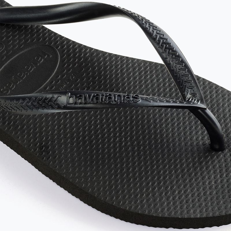 Havaianas Slim Damen Flip Flops schwarz 9