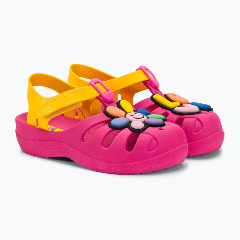 Ipanema Summer IX rosa/gelb Kindersandalen 4