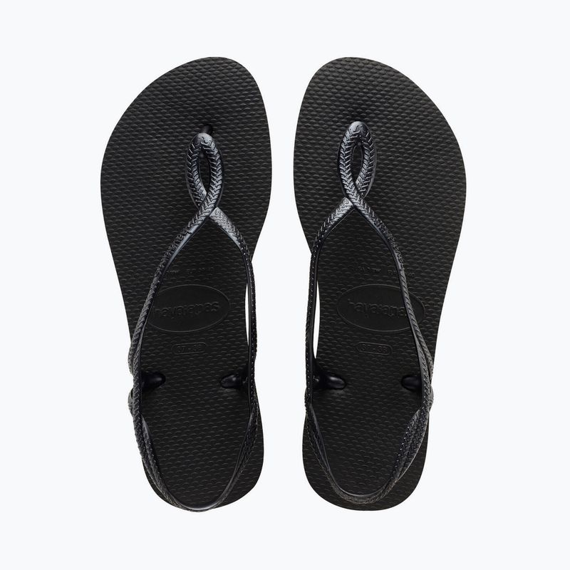 Havaianas Luna Damen Zehntrenner schwarz H4129697 9