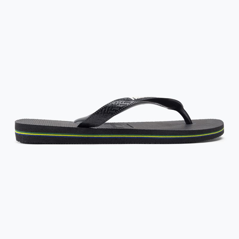 Havaianas Brasil Logo Zehntrenner schwarz H4110850 2