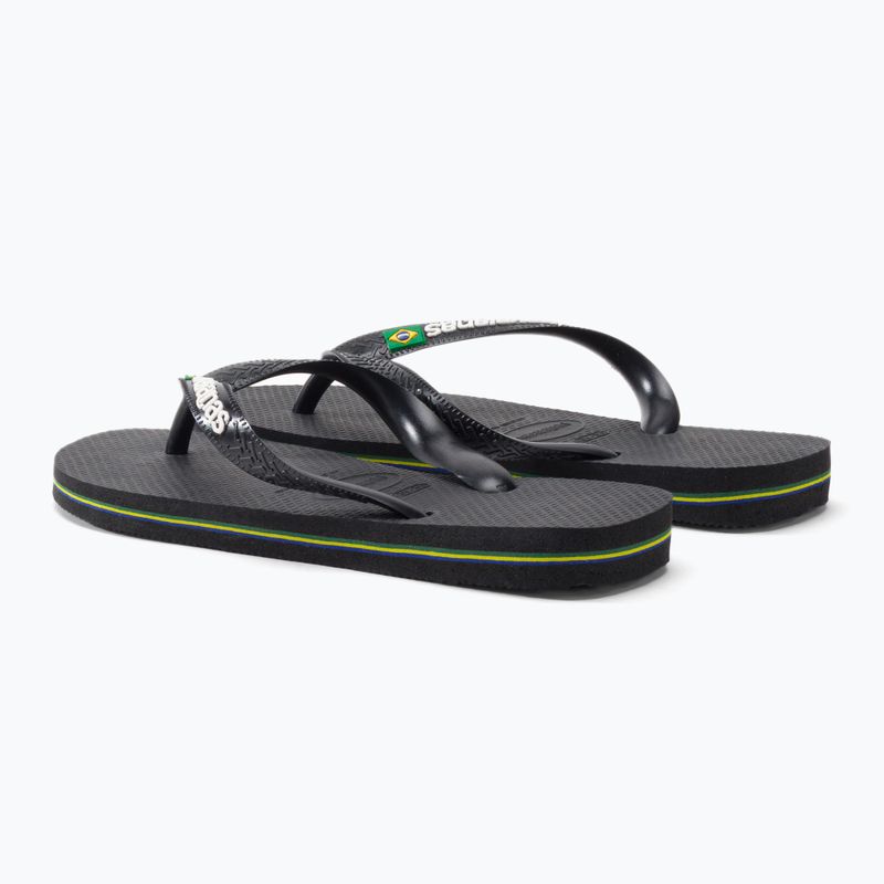 Havaianas Brasil Logo Zehntrenner schwarz H4110850 3