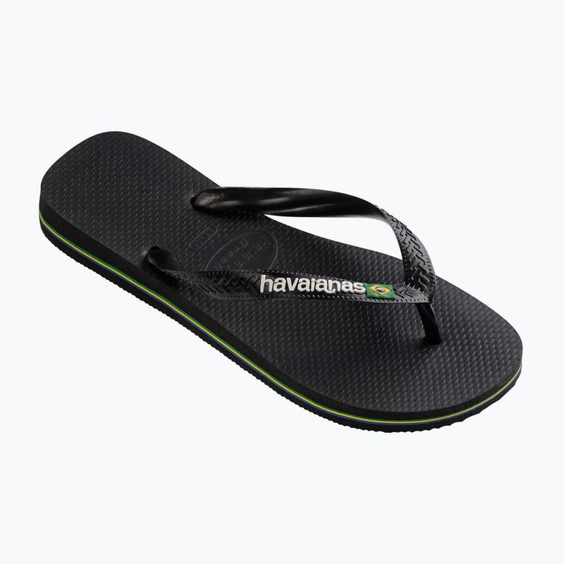 Havaianas Brasil Logo Zehntrenner schwarz H4110850 8