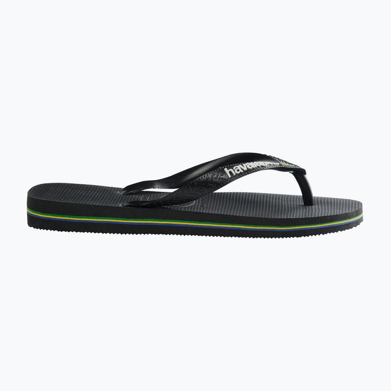 Havaianas Brasil Logo Zehntrenner schwarz H4110850 9