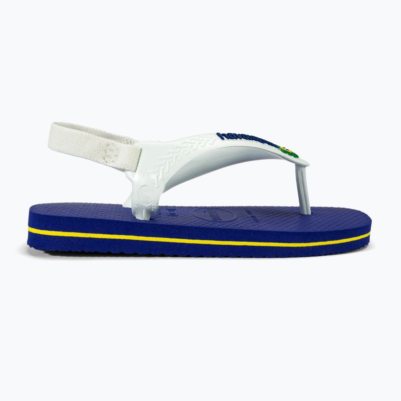 Havaianas Baby Brasil Logo II Kindersandalen marineblau 2