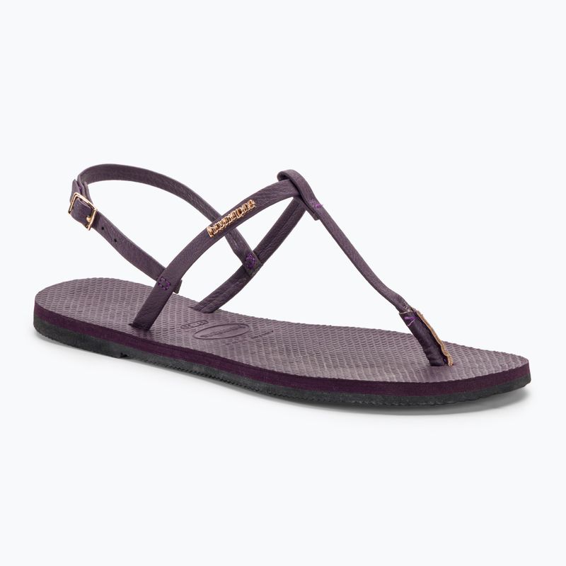 Havaianas You Riviera Damen Sandalen lila/schwarz/gold