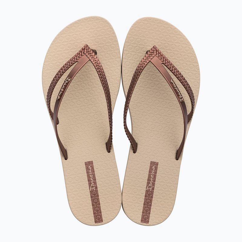 Flip-Flops Damen Ipanema Bossa beige/copper 2