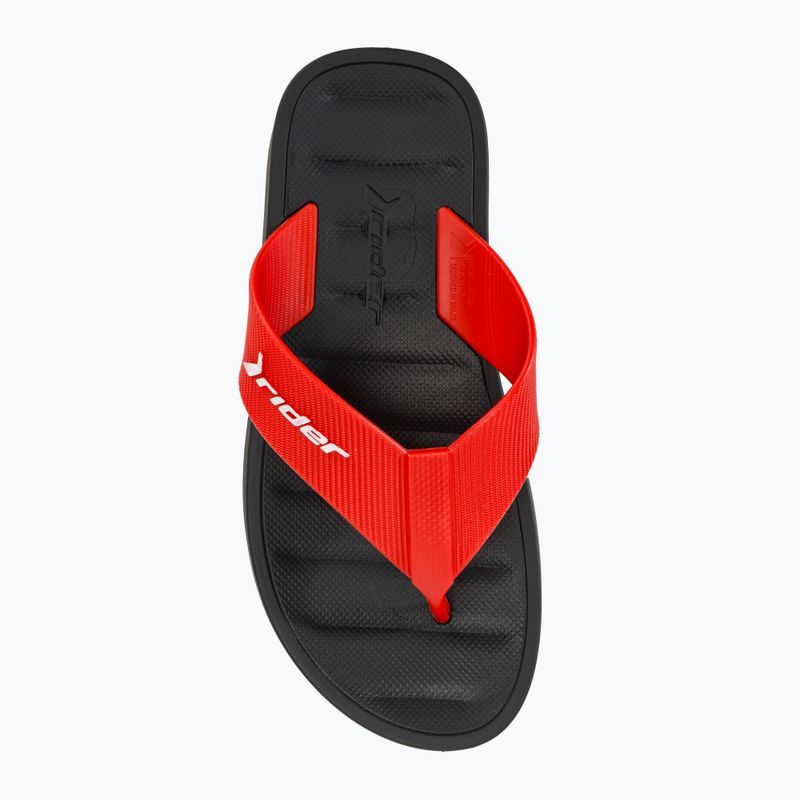 RIDER Free Thong Kinder-Flip-Flops schwarz/rot 5