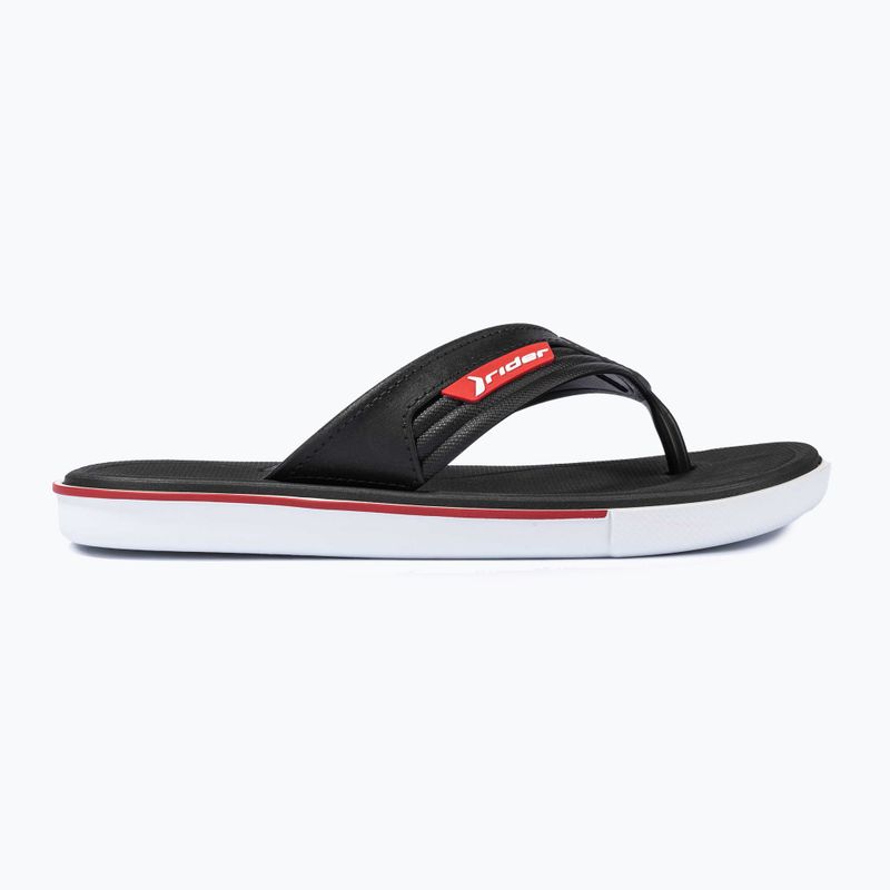 Herren RIDER Spin Thong AD Flip Flops weiß/schwarz