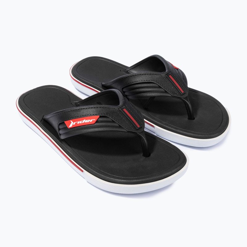 Herren RIDER Spin Thong AD Flip Flops weiß/schwarz
