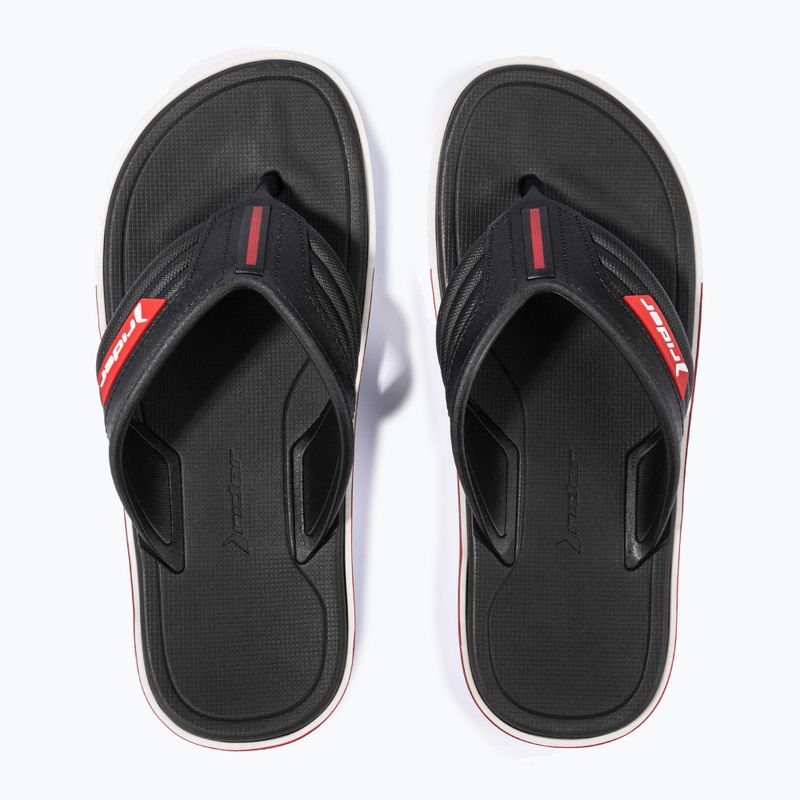Herren RIDER Spin Thong AD Flip Flops weiß/schwarz