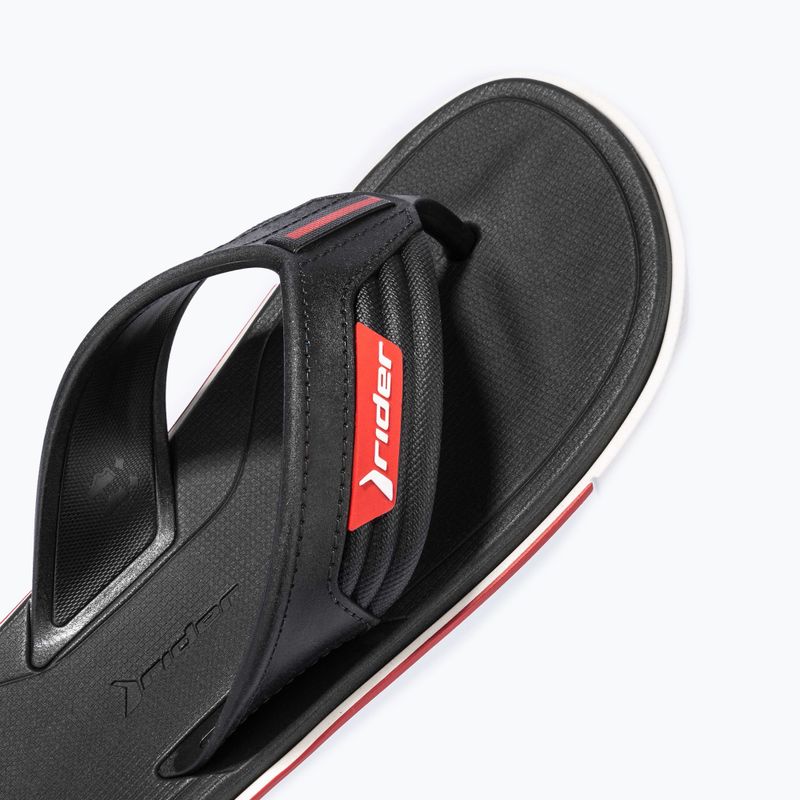 Herren RIDER Spin Thong AD Flip Flops weiß/schwarz