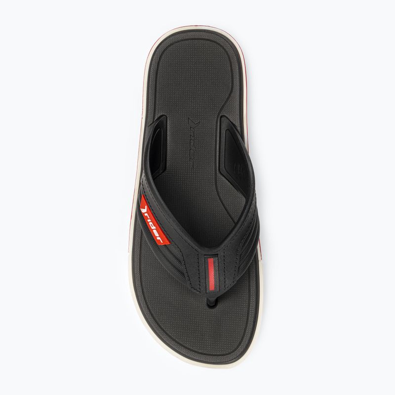 Herren RIDER Spin Thong AD Flip Flops weiß/schwarz