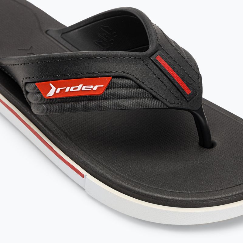 Herren RIDER Spin Thong AD Flip Flops weiß/schwarz