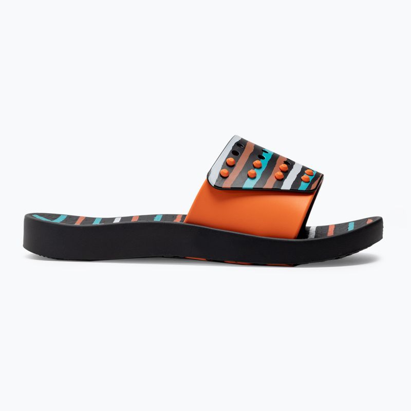 Ipanema Unisex Slide Kinder Pantoletten schwarz und orange 83231-23024 2