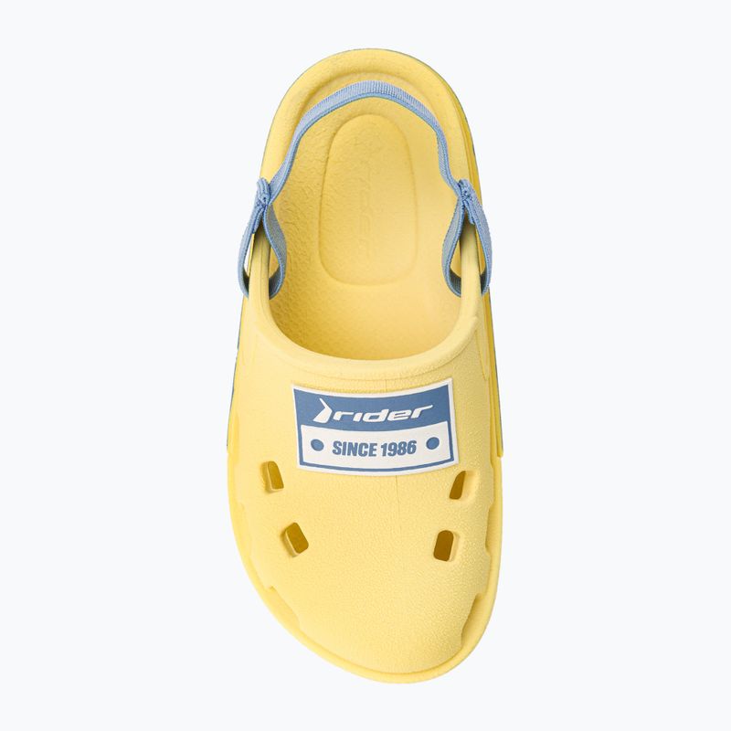 RIDER Drip Babuch Ki Kindersandalen gelb/blau