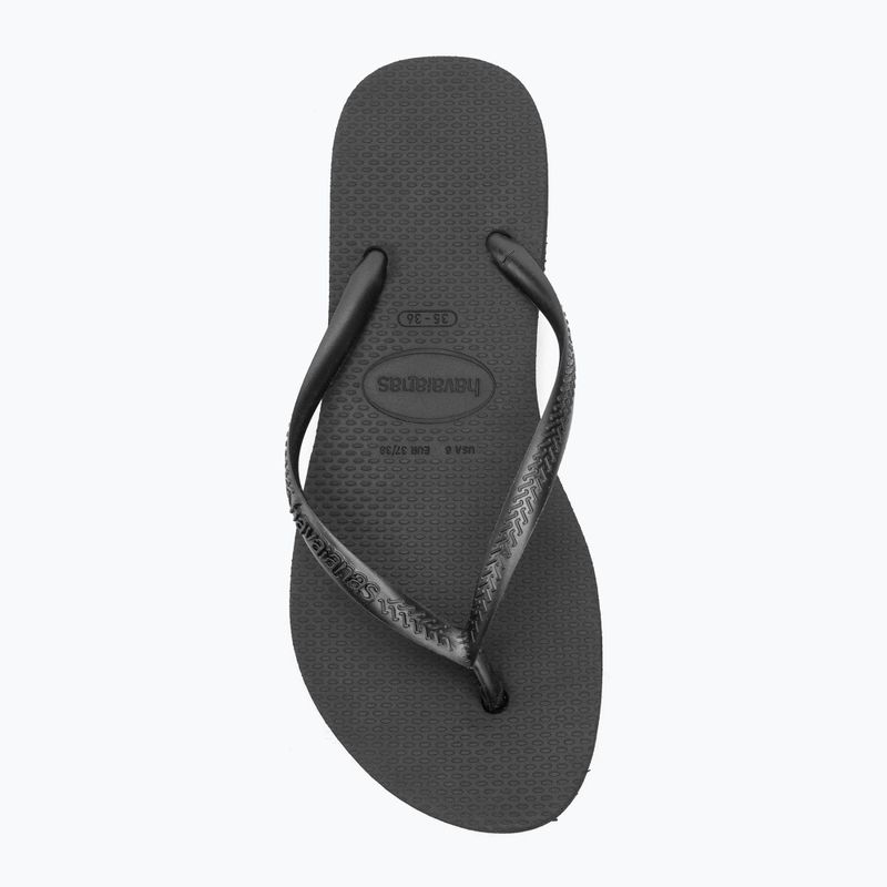 Havaianas Slim Platform Damen Flip Flops schwarz 5