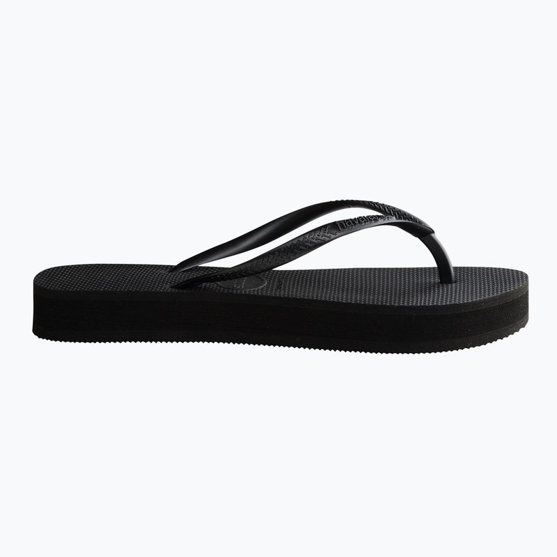 Havaianas Slim Platform Damen Flip Flops schwarz 2