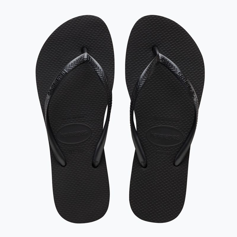 Havaianas Slim Platform Damen Flip Flops schwarz 3
