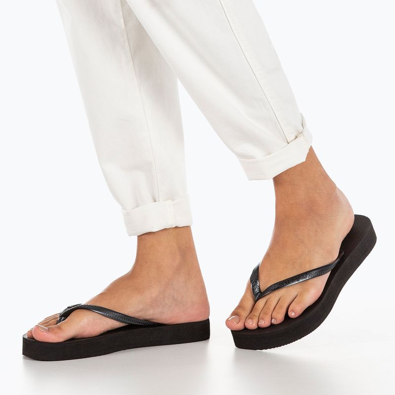 Havaianas Slim Platform Damen Flip Flops schwarz 6