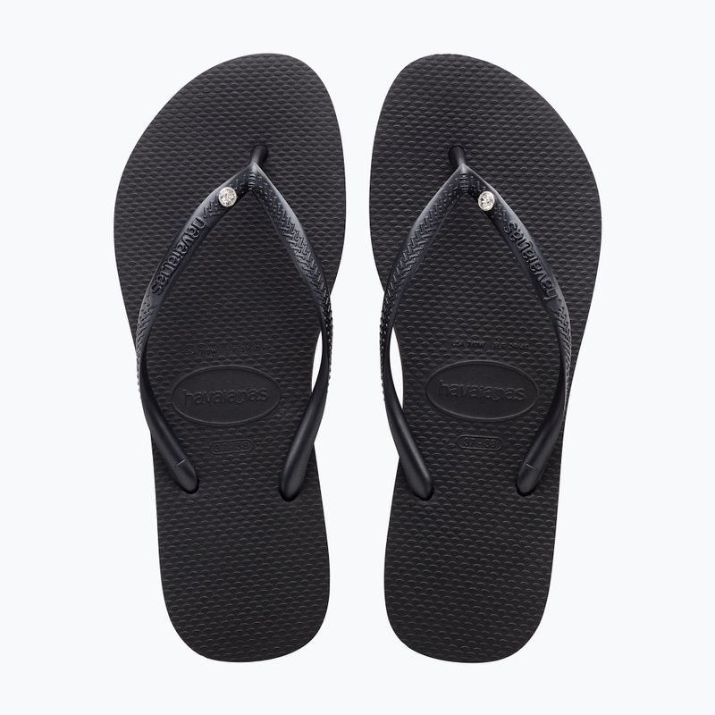 Havaianas Slim Crystal Sw II Damen Flip Flops schwarz 11