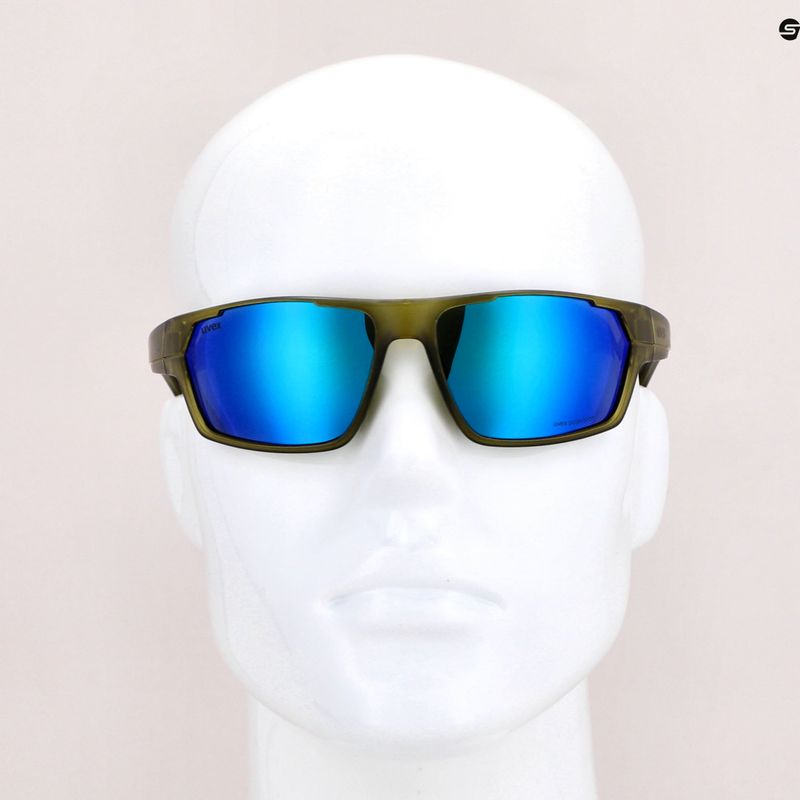 UVEX Sportstyle 233 P Fahrradbrille grün S5320977770 11