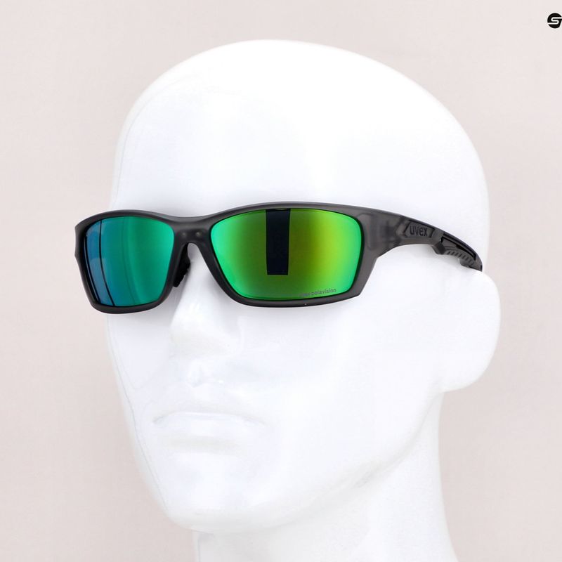 Fahrradbrille UVEX Sportstyle 232 P grau S5330025170 6