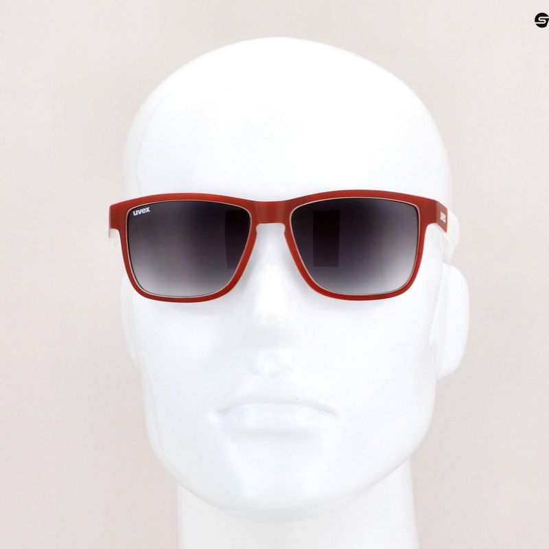 UVEX Sonnenbrille Lgl 39 rot/weiß S5320123816 7