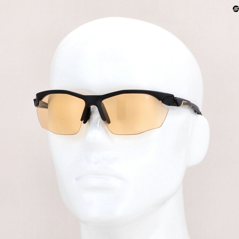 Fahrradbrille Alpina Twist Five Hr V black matte/orange 7