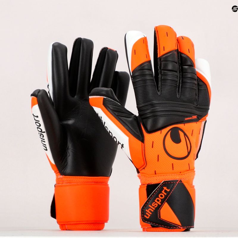 Torwarthandschuhe Uhlsport Super Resist+ Hn orange-weiß 1112731 9