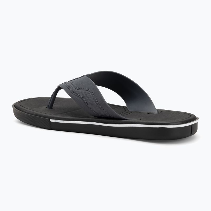 Herren RIDER Spin Thong Ad Flip Flops schwarz/grau/schwarz 3