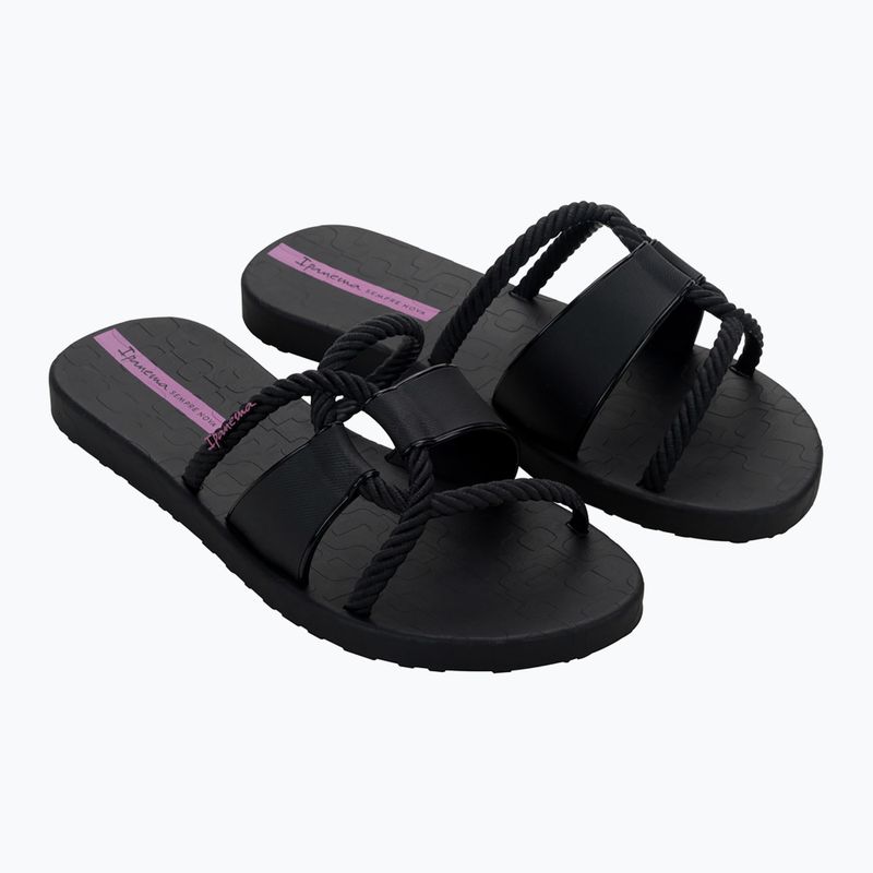 Ipanema Diversa Slide schwarz/lila Damen Flip-Flops
