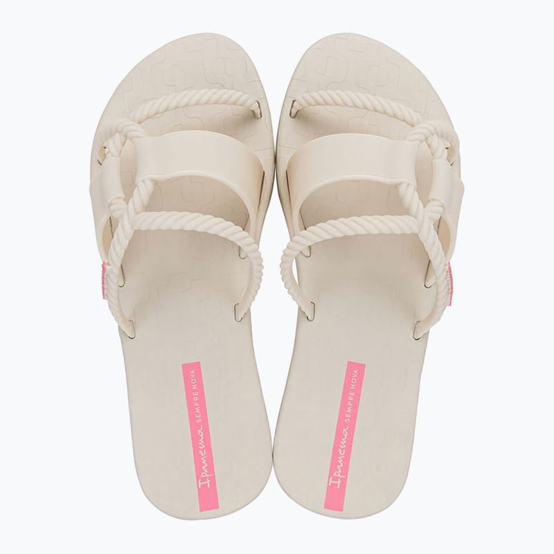 Damen Ipanema Diversa Slide aus weiß/rosa Flip-Flops 2