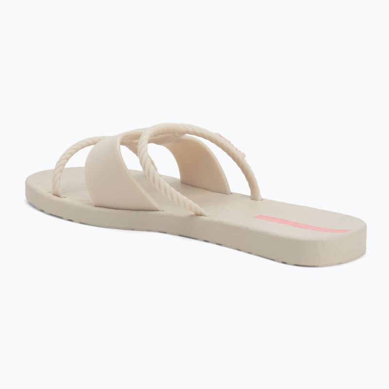 Damen Ipanema Diversa Slide aus weiß/rosa Flip-Flops 3