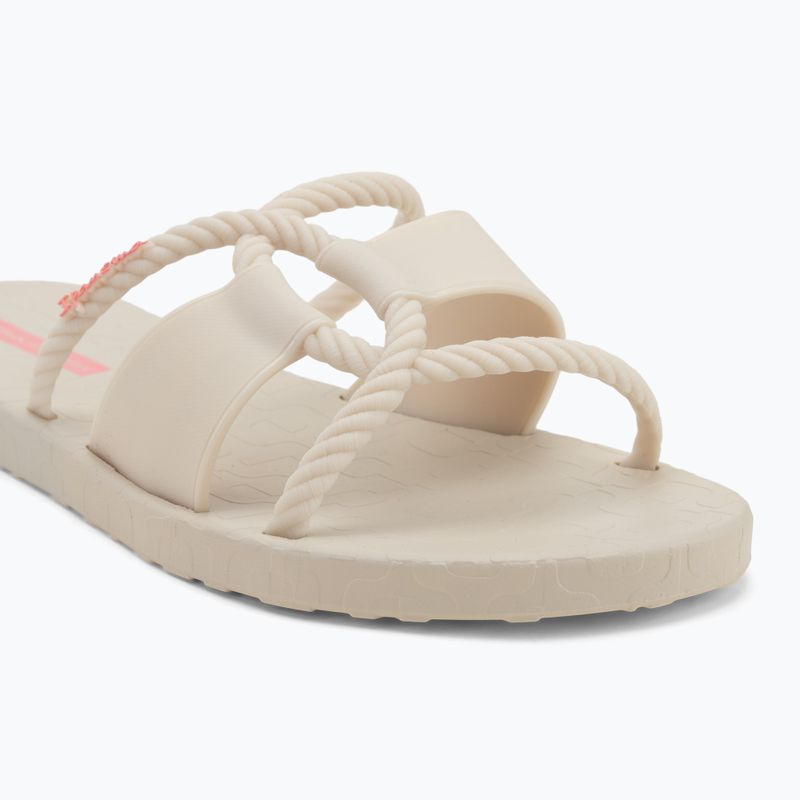 Damen Ipanema Diversa Slide aus weiß/rosa Flip-Flops 7