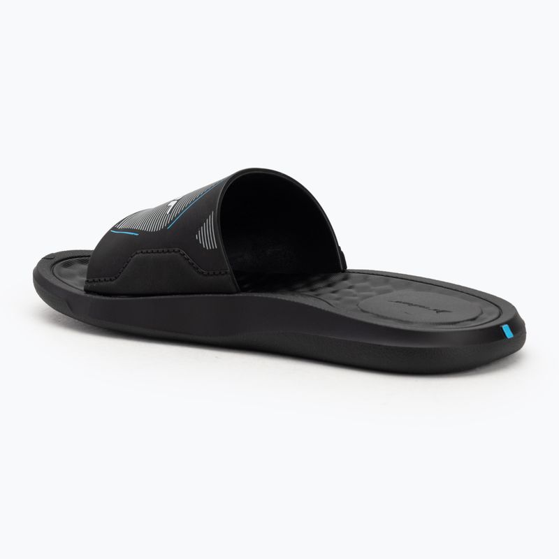 RIDER Step Slide Kinder-Flip-Flops schwarz/grau/weiß 3