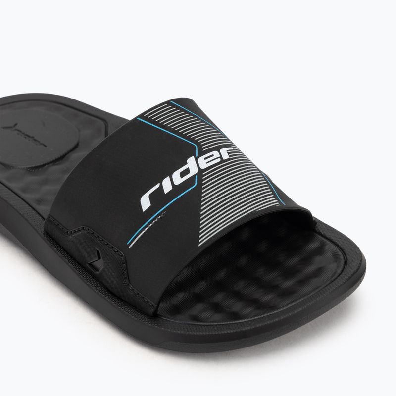 RIDER Step Slide Kinder-Flip-Flops schwarz/grau/weiß 7