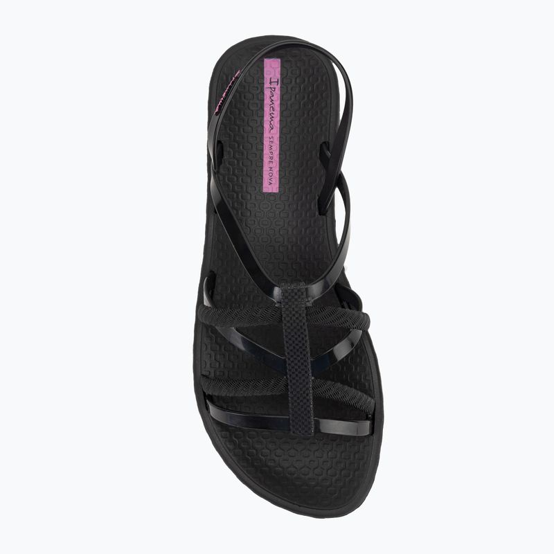 Ipanema Diversa Flatform Damen Sandalen schwarz/schwarz/lila 5
