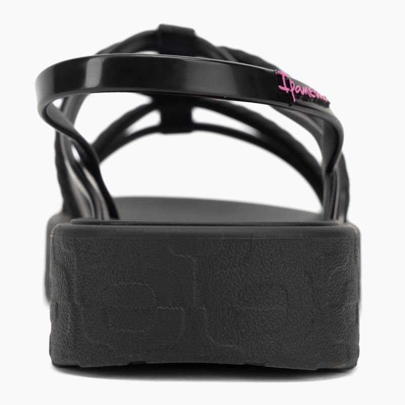 Ipanema Diversa Flatform Damen Sandalen schwarz/schwarz/lila 6