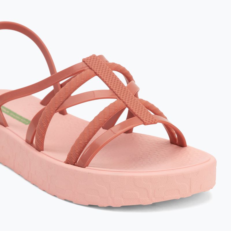 Ipanema Diversa Flatform Damen Sandalen hellrosa/rosa/grün 7