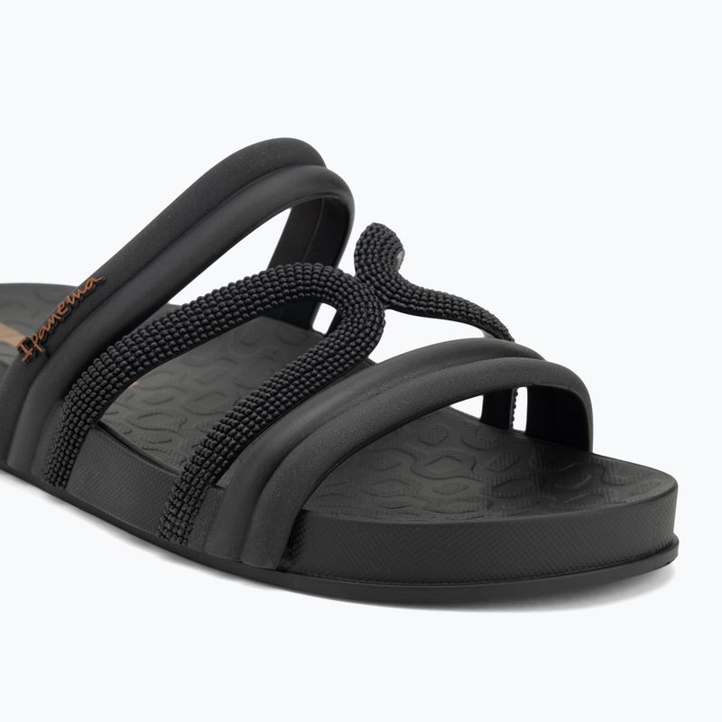 Ipanema Walk Slide Damen Flip-Flops schwarz/schwarz/braun 7