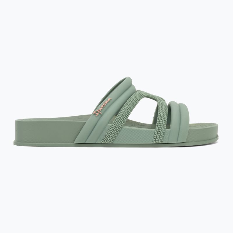 Ipanema Walk Slide Damen Flip-Flops grün/grün/rosa 2