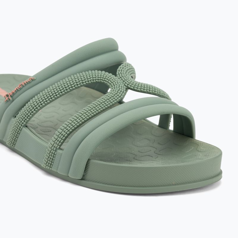 Ipanema Walk Slide Damen Flip-Flops grün/grün/rosa 7