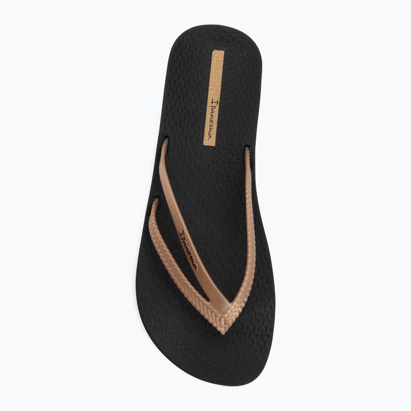 Damen Zehentrenner Ipanema Bossa Soft V black/gold 5