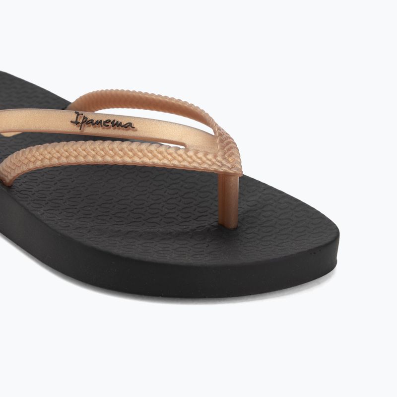 Damen Zehentrenner Ipanema Bossa Soft V black/gold 7