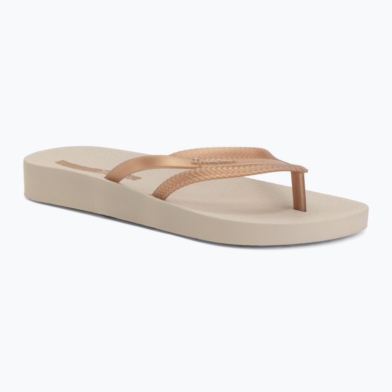 Damen Zehentrenner Ipanema Bossa Soft V beige/gold